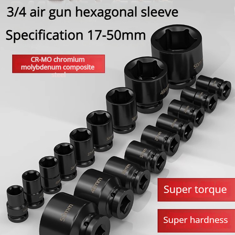 Workshop Cutting Tools - 3/4 นิ้ว Hex ซ็อกเก็ต Heavy Duty