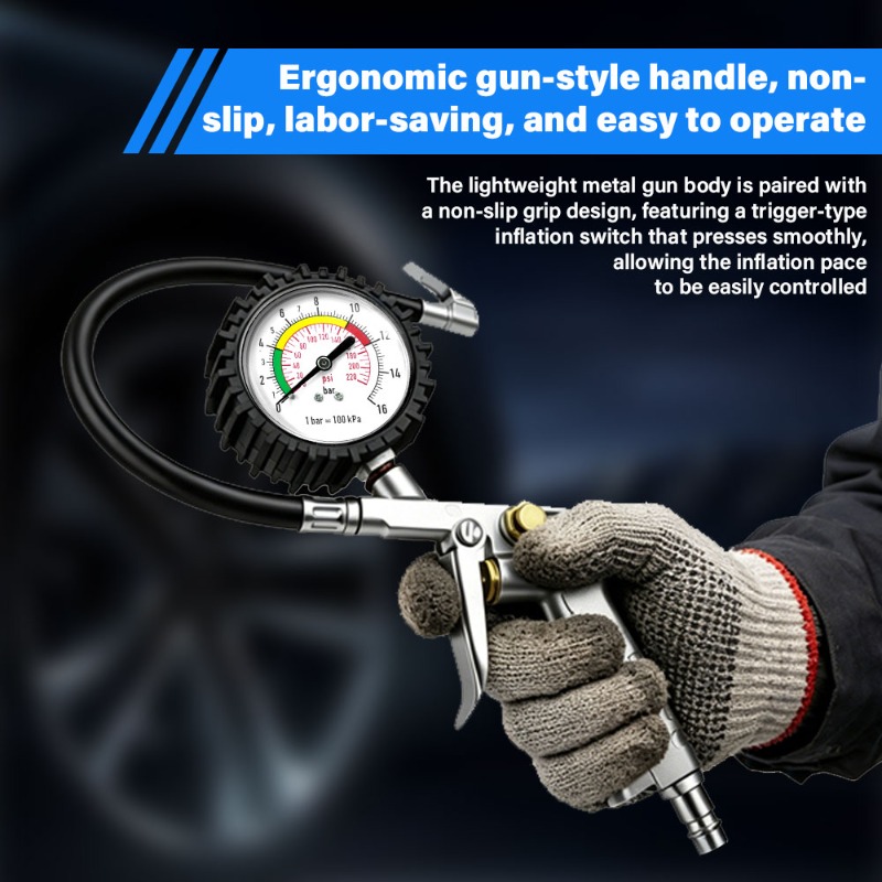 เครื่องวัดแรงดันลมยางรถยนต์ เค - Workshop Tools Car บทวิจารณ์และราคา