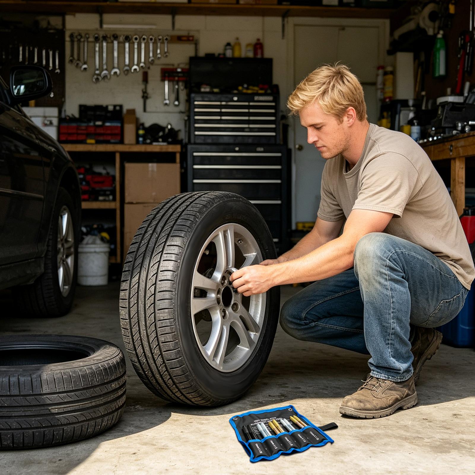 หมุดจัดแนวล้อ 10 ชิ้น อเนกประส - Tools For Garage บทวิจารณ์และราคา